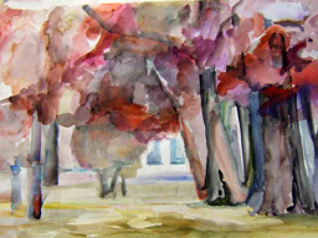 Ilse Eulitz  |  »Belvedere«  |  Aquarell  |  »Malerei« Kurs mit Gisela Richter