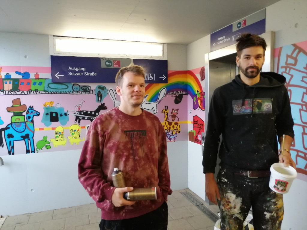 Oscar Metzger und Benjamin Sprunk